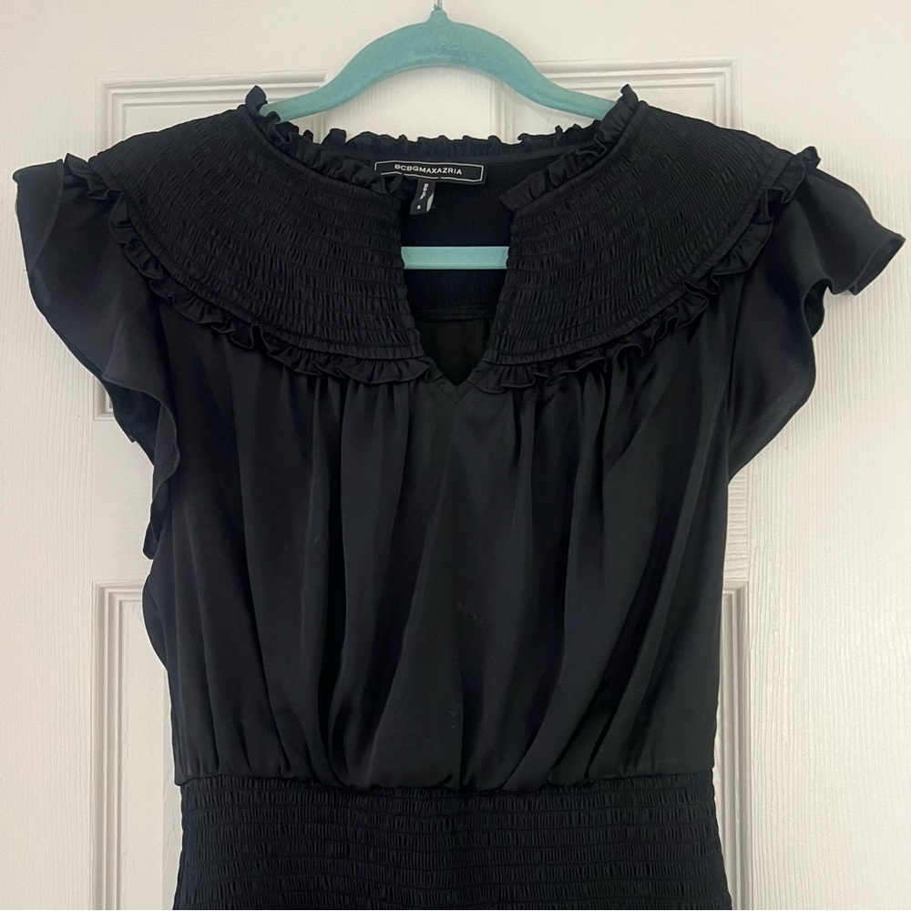 Bcbgmaxazria tired ruffle dress small - Picture 6 of 12
